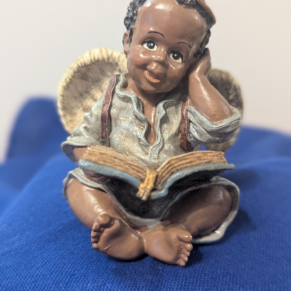 Silvistri  Angel Figurine Reading The Bible